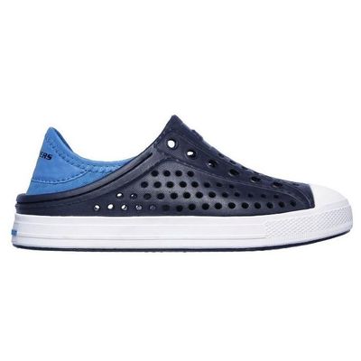SKECHERS BOY'S GUZMAN STEPS AQUA SURGE NAVY SANDAL
