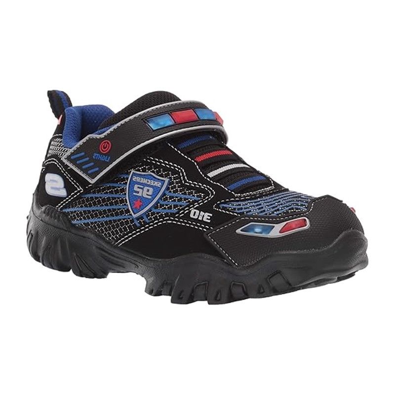 SKECHERS BOY&#39;S HOT LIGHTS DAMAGER III - POLICE CASUAL SHOES