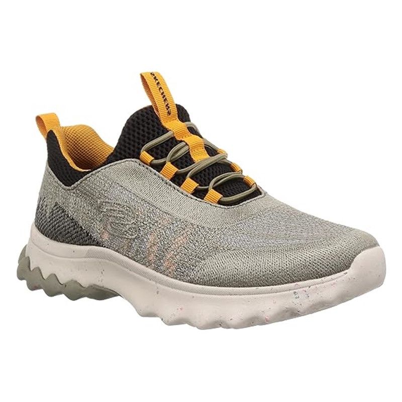 SKECHERS MEN&#39;S RELAXED FIT: VOSTON - REEVER OLIVE BLK ATHLETIC SHOE, Size: 7.5(US)