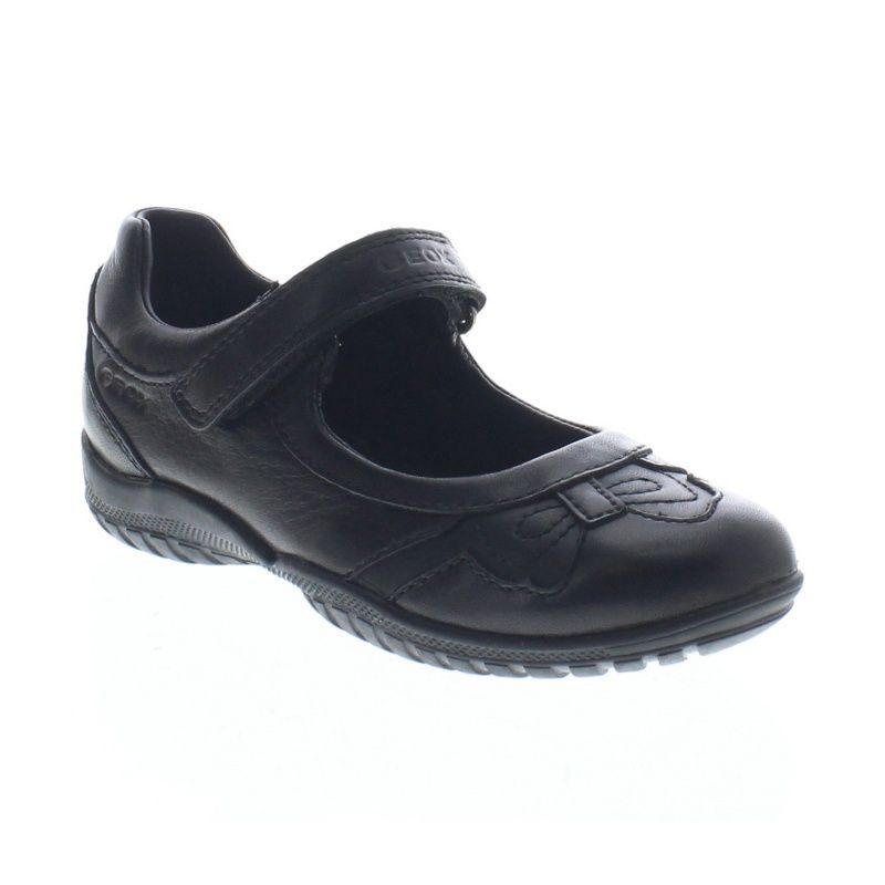 GEOX GIRL&#39;S SHADOW DRESS SHOE BLK