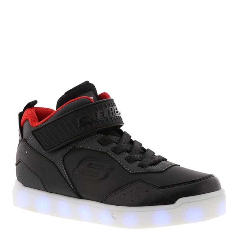 SKECHERS BOY&#39;S LIGHTS: MERROX BLK ALTHLETIC SHOES, Size: 3 Kid(US)