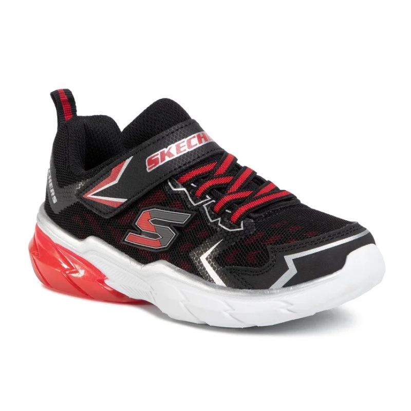 SKECHERS BOY&#39;S NANO GRID BLK ATHLETIC SHOES