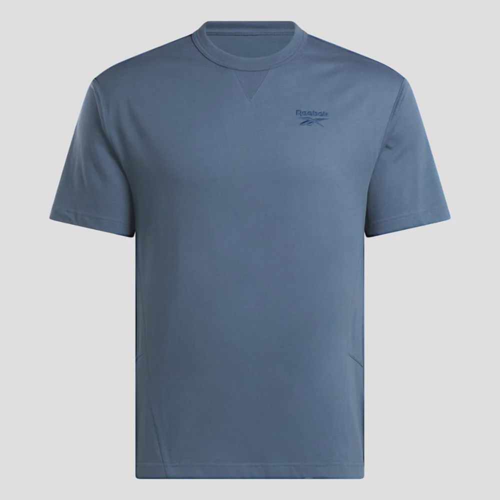 REEBOK MEN&#39;S ICON ELEMENTS BLUE T-SHIRT