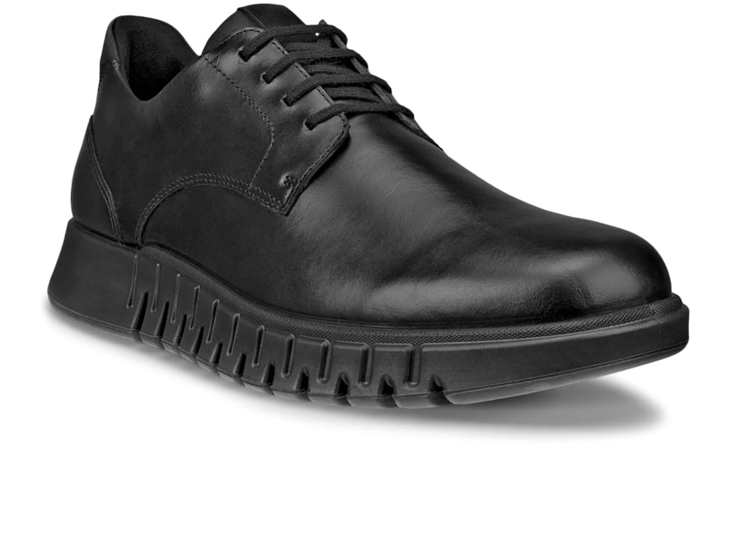 ECCO MEN&#39;S GRUUV STUDIO LEATHER DRESS SHOE