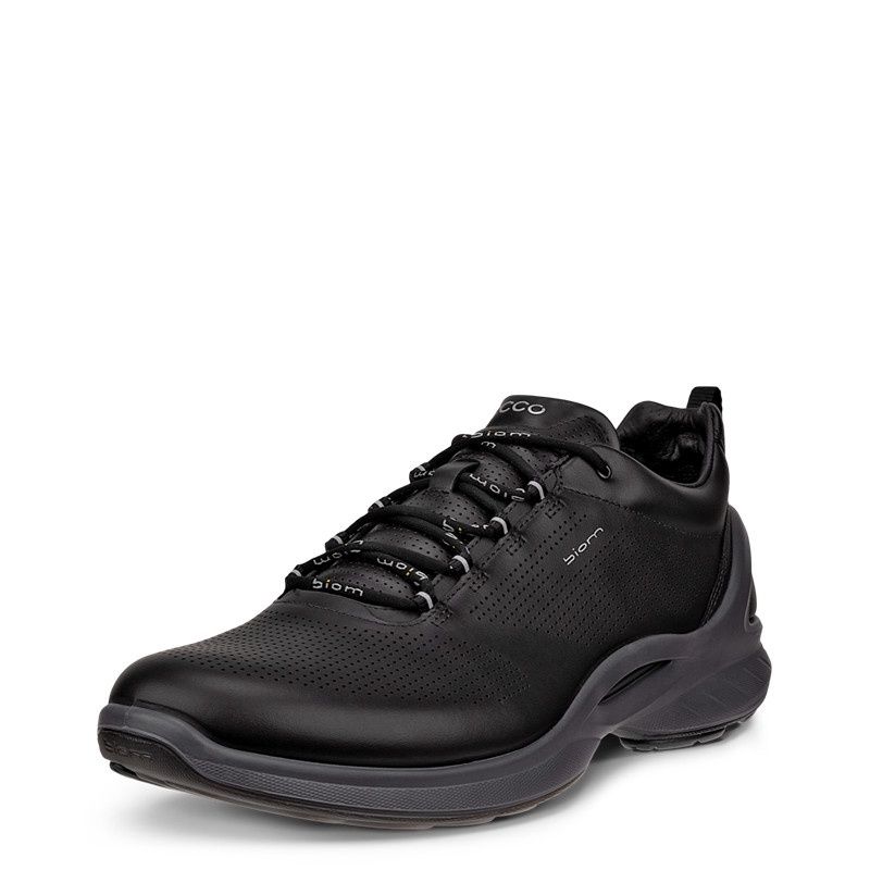 ECCO MEN&#39;S BIOM FJUEL TRAIN LEATHER ATHLETIC SHOE, Size: 40(EU)