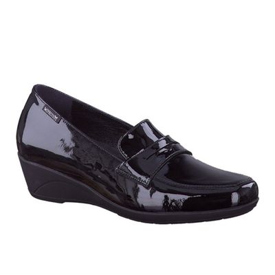 MEPHISTO WOMEN&#39;S DRESS SHOE WEDGE KINGA BLK