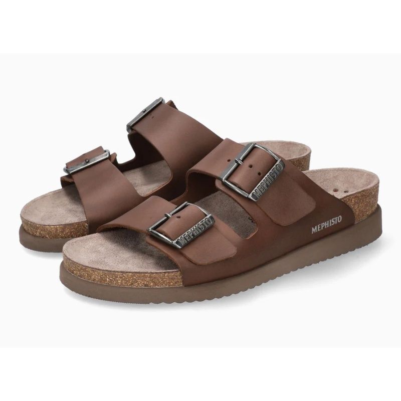 MEPHISTO WOMEN&#39;S HESTER SANDAL DARK BROWN, Size: 6(US)