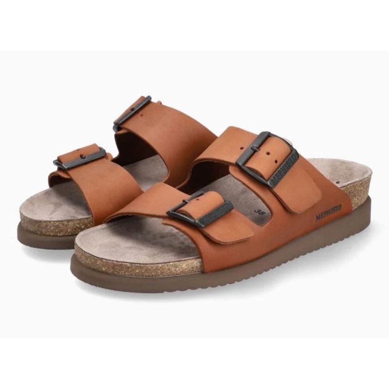MEPHISTO WOMEN&#39;S HESTER SANDAL CHESTNUT, Size: 5(US)
