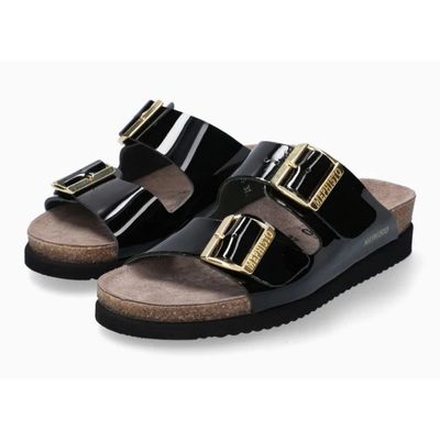 MEPHISTO WOMEN&#39;S HESTER SANDAL BLACK PATENT