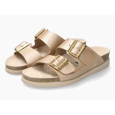 MEPHISTO WOMEN&#39;S HESTER SANDAL PLATINUM SMOOTH