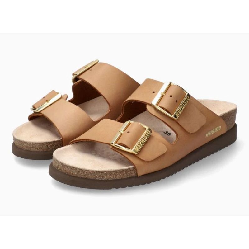 MEPHISTO WOMEN&#39;S HESTER SANDAL CAMEL, Size: 7(US)