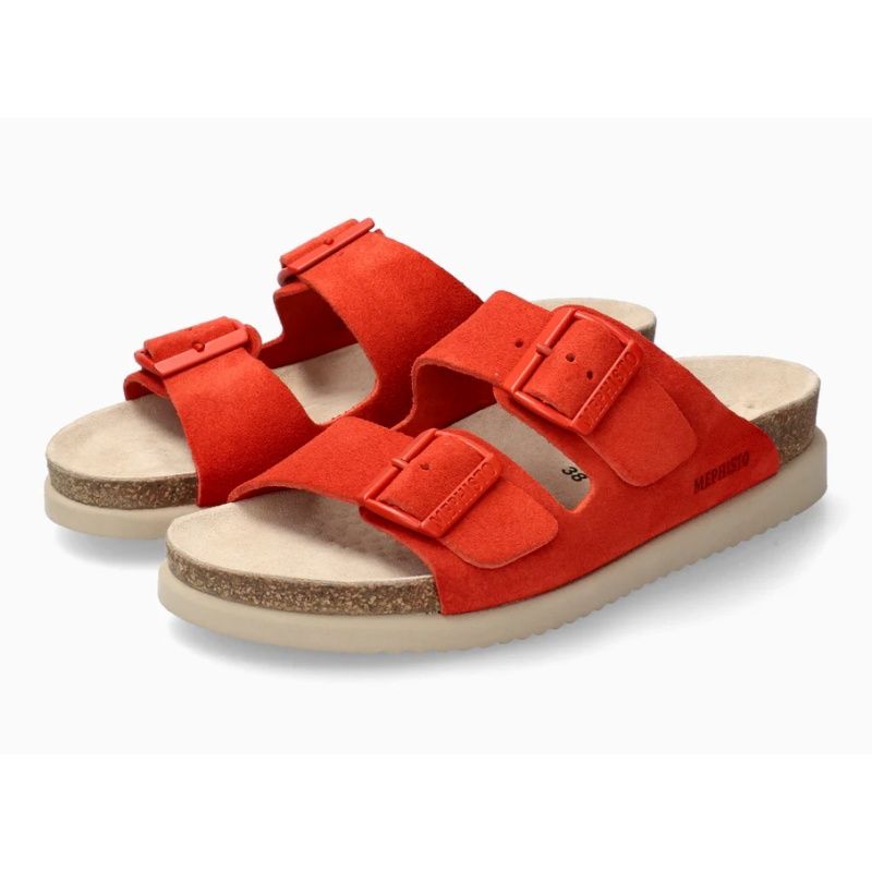 MEPHISTO WOMEN&#39;S HESTER SANDAL TERRACOTTA, Size: 5(US)