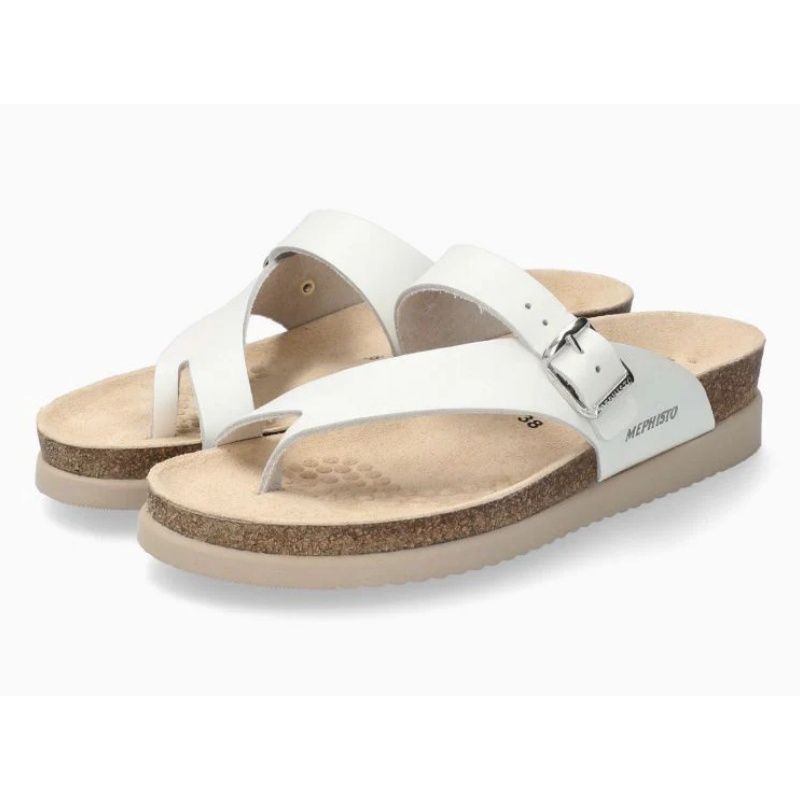 MEPHISTO WOMEN&#39;S HELEN CLASSICS SANDAL WHITE, Size: 7(US)