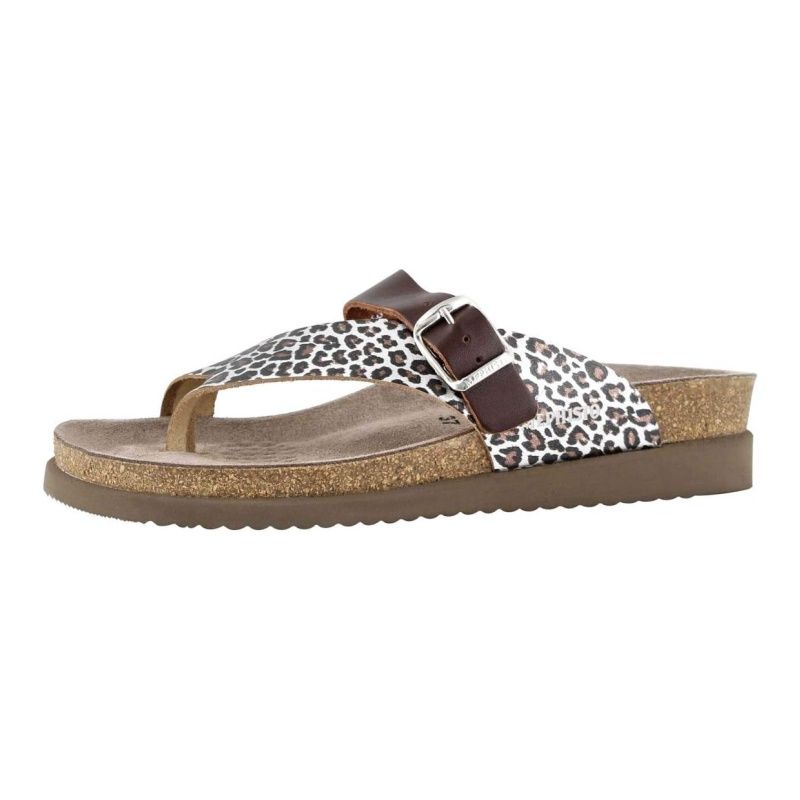MEPHISTO WOMEN&#39;S HELEN MIX SANDAL BROWN PANTHERA, Size: 6(US)
