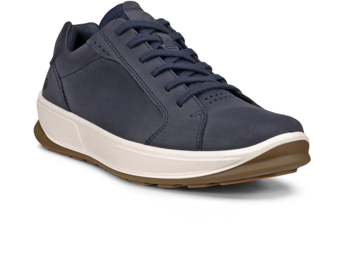 ECCO MEN&#39;S BYWAY 2.O NUBUCK LACE UP SHOE BLUE