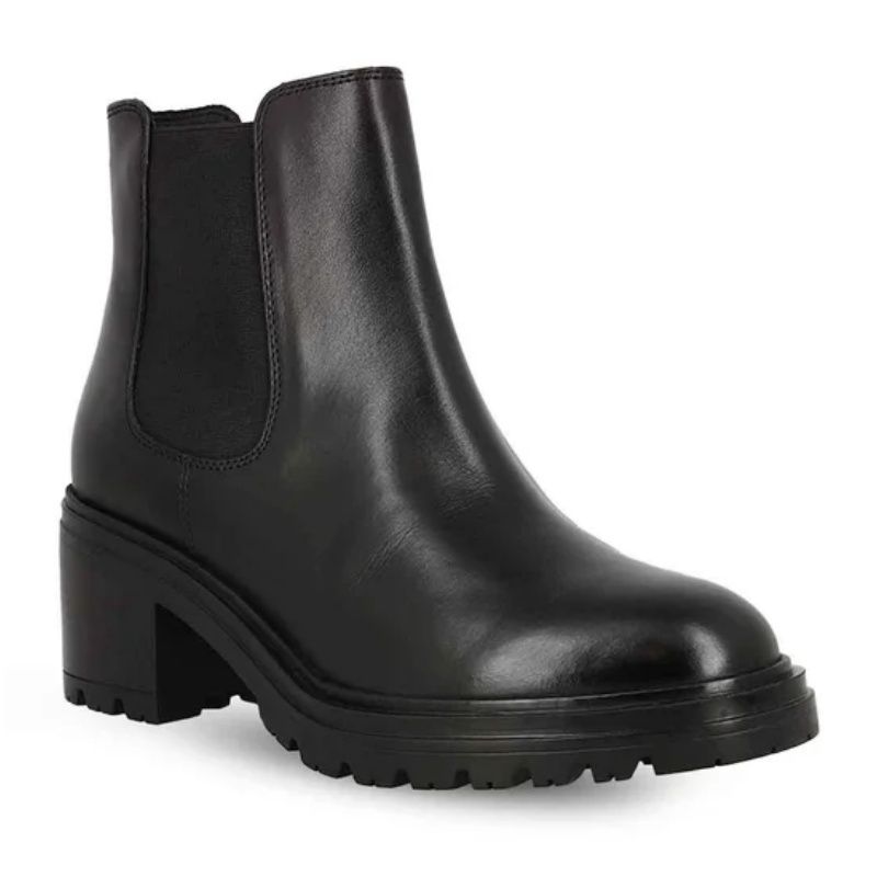 GEOX WOMEN&#39;S MEDIUM HEEL CHELSEA ANKLE DRESS BOOTS DAMIANA, Size: 36(EU)