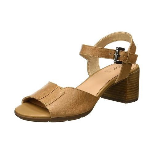 GEOX WOMEN&#39;S MARYKARMEN SANDAL LIGHT TAUPE, Size: 36(EU)