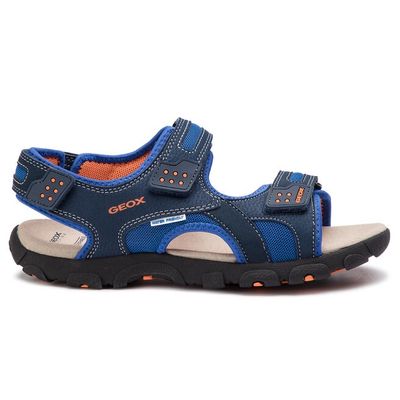 GEOX BOY'S STRADA SANDAL NAVY