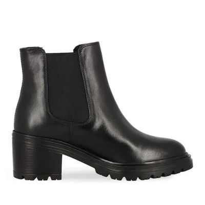 GEOX WOMEN'S MEDIUM HEEL CHELSEA ANKLE DRESS BOOTS DAMIANA