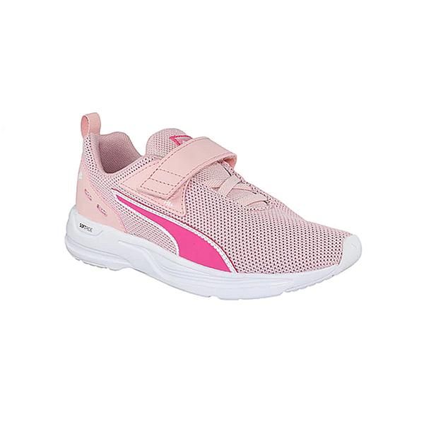 PUMA GIRL&#39;S COMET 2 FS V PS PEACHSKIN-GLOWING PINK ATHLETIC SHOE, Size: 12 Toddler(US)