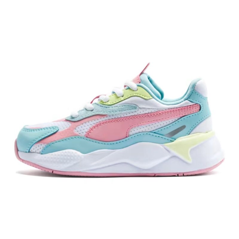 PUMA GIRL&#39;S RS-X3 SUMMER SPLASH JUNIOR ATHLETIC SHOE, Size: 7 Kid(US)