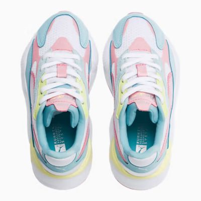 PUMA GIRL'S RS-X3 SUMMER SPLASH JUNIOR ATHLETIC SHOE