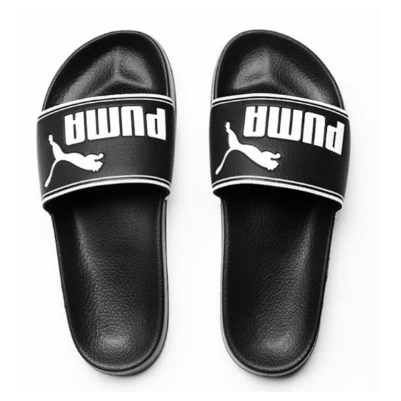 PUMA MEN&#39;S LEADCAT BLK SLIPPER, Size: 12(US)