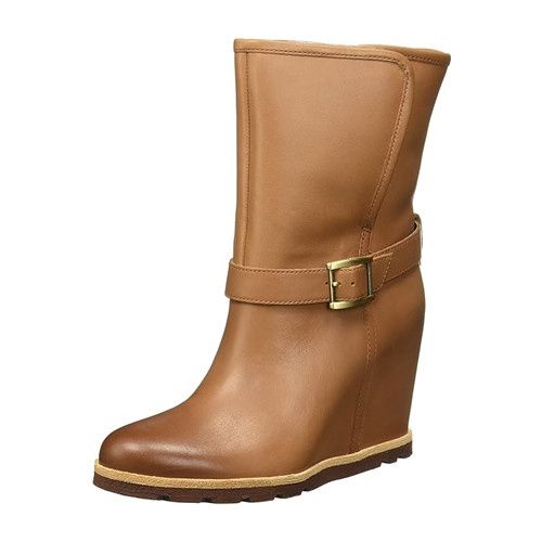 UGG WOMEN&#39;S WINTER BOOT WEDGE BOOTS ELLECIA CHE, Size: 8(US)