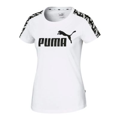 PUMA WOMEN&#39;S AMPLIFIED TEE WHITE