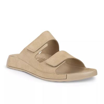 ECCO MEN'S COZMO NUBUCK TWO STRAP SANDAL