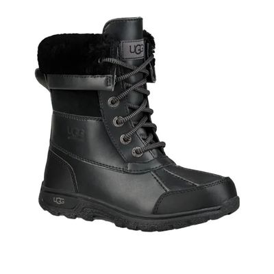 UGG BOY&#39;S WINTER BOOTS BUTTE II BLK