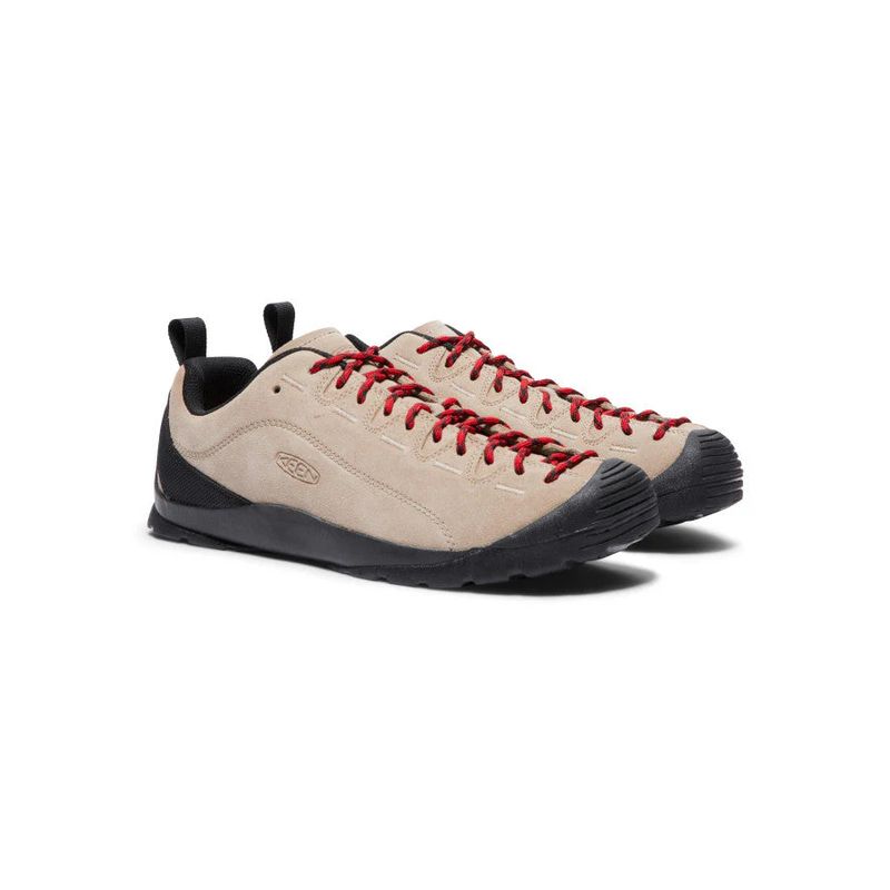 KEEN MEN&#39;S JASPER SUEDE SNEAKERS SILVER MINK