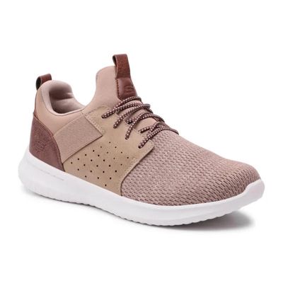 SKECHERS MEN&#39;S DELSON CAMBEN LIGHT BROWN ATHLETIC SHOE