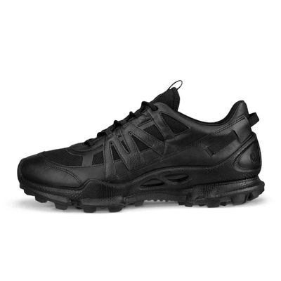ECCO MEN'S BIOM C-TRAIL LEATHER GORE-TEX OUTDOOR ATHLETIC SHOE BLACK