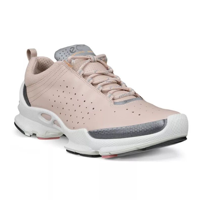 ECCO WOMEN&#39;S BIOM C LOW LEATHER OUTDOOR SNEAKER PINK, Size: 36(EU)