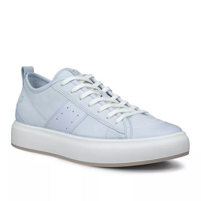 ECCO WOMEN'S STREET ACE NUBUCK SNEAKER BLUE