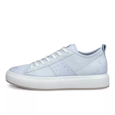 ECCO WOMEN'S STREET ACE NUBUCK SNEAKER BLUE