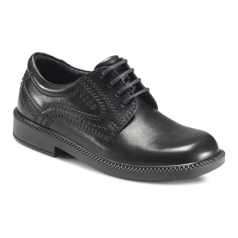 ECCO SCHOOL JUNIOR DUBLIN LACE BLACK