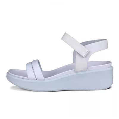 ECCO WOMEN'S  FLOWT WEDGE LX SANDAL BLUE