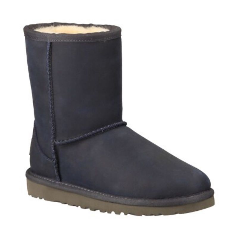 UGG GIRL&#39;S WINTER BOOTS CLASSIC SHORT LEATHER PCT, Size: 6 Kid(US)