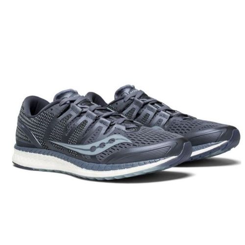 SAUCONY MEN&#39;S LIBERTY ISO GREY ATHLETIC SHOE, Size: 9(US)