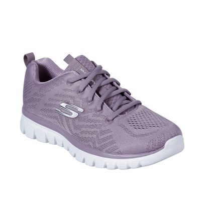 SKECHERS WOMEN'S GRACEFUL GET CONNECTED LAVENDER ALTHLETIC SHOES