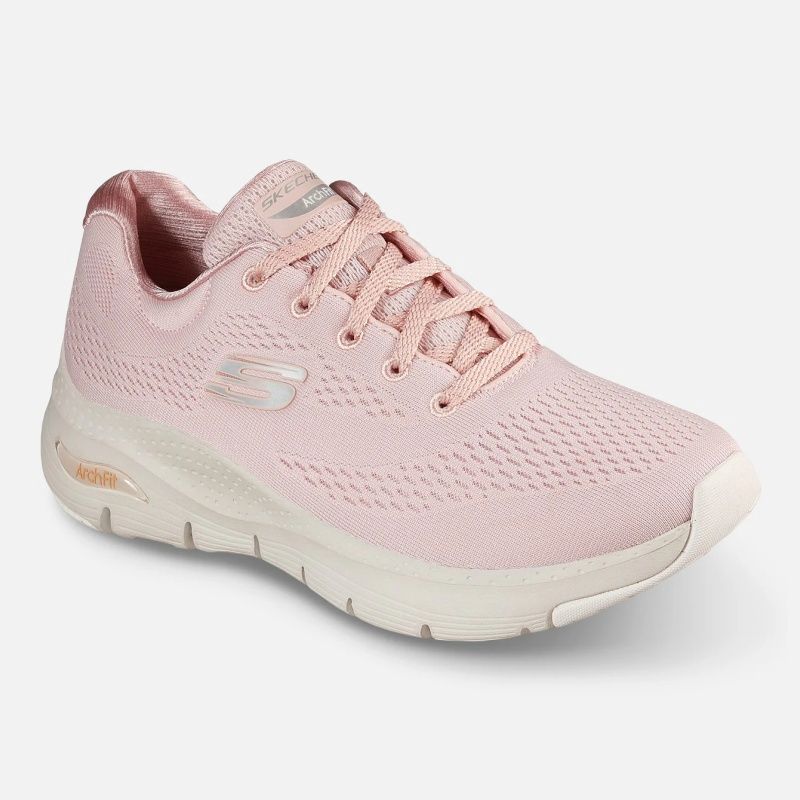 SKECHERS WOMEN&#39;S ARCH FIT - BIG APPEAL PINK CASUAL SHOE, Size: 6.5(US)