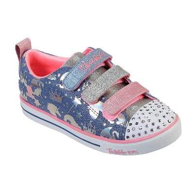 SKECHERS GIRL&#39;S TWINKLE TOES SPARKLELAND CASUAL SHOE