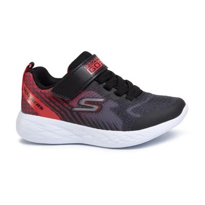 SKECHERS BOYS'S BAXTUX BLACK ATHLETIC SHOE