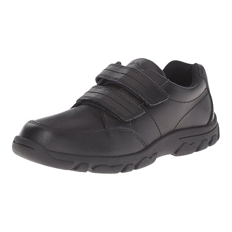 HUSH PUPPIES BOY&#39;S DRESS SHOES JACE BLK, Size: 4 Kid(US)