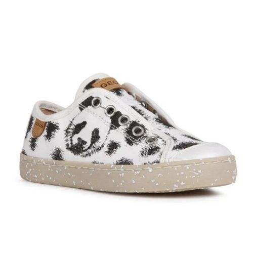 GEOX GIRL&#39;S KILWI COTTON WHT CASUAL SHOE, Size: 34 Kid(EU)