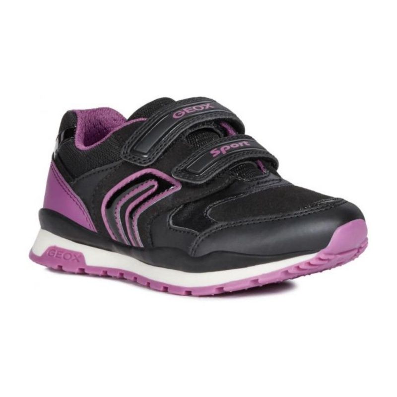 GEOX GIRL&#39;S PAVEL ATHLETIC SHOE BLK, Size: 26 Baby(EU)