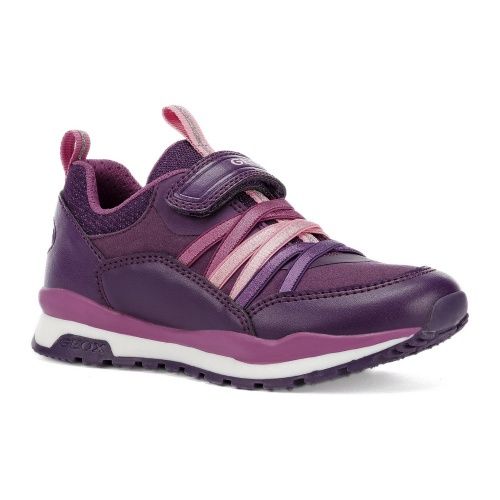 GEOX GIRL&#39;S PAVEL VIOLET ATHLETIC SHOE, Size: 27 Baby(EU)