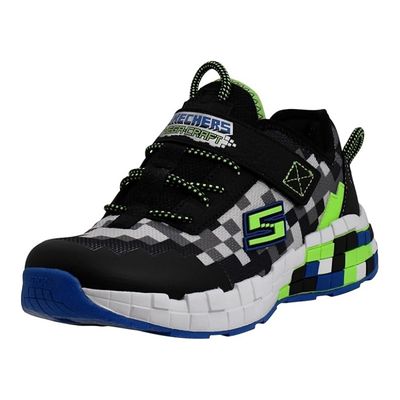 SKECHERS BOYS&#39; MEGA CRAFT BLACK/LINE ATHLETIC SHOE